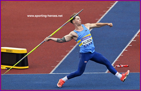 Michael ALLISON - Great Britain & N.I. - 2025 UK javelin champion.