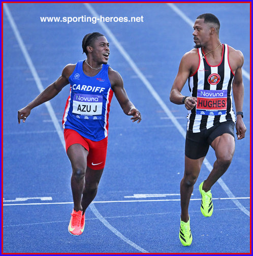 Jeremiah AZU - Great Britain & N.I. - 2nd in 100m at 2025 UK 100m championships