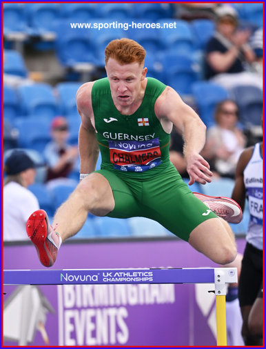 Alastair CHALMERS - Great Britain & N.I. - Second in 400m hurdles at UK Cchamps