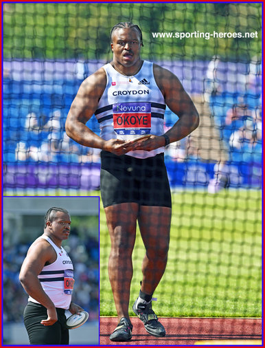 Lawrence OKOYE - Great Britain & N.I. - 2025 UK men's discus champion.