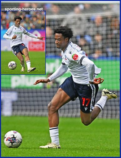 Nathanael OGBETA - Bolton Wanderers - League appearances