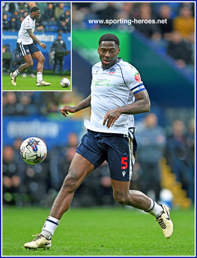 Ricardo SANTOS - Bolton Wanderers - League appearances