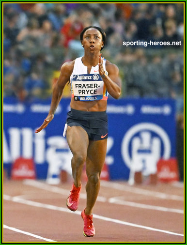 Shelly-Ann FRASER-PRYCE - Jamaica - 2025 Brussels Diamond League.