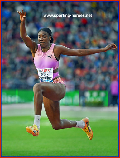 Leyanis PEREZ HERNANDEZ - Cuba - Triple jump winner 2025 Diamond League Finals
