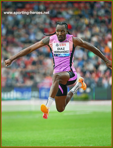 Andy DIAZ - Italy - Triple jump winner 1500m at Weltklasse in Zurich