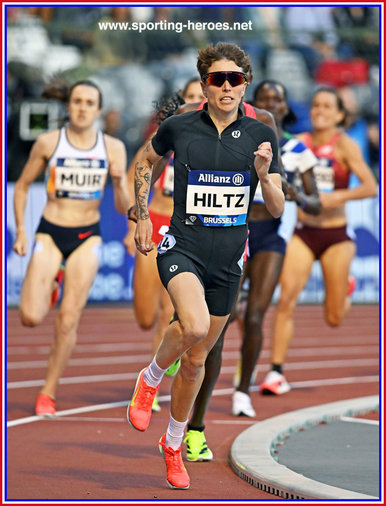 Nikki HILTZ - U.S.A. - 1500m winner at Brussels Diamond League