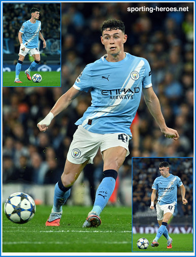 Phil FODEN - Manchester City - 2025/26 Champions League games.