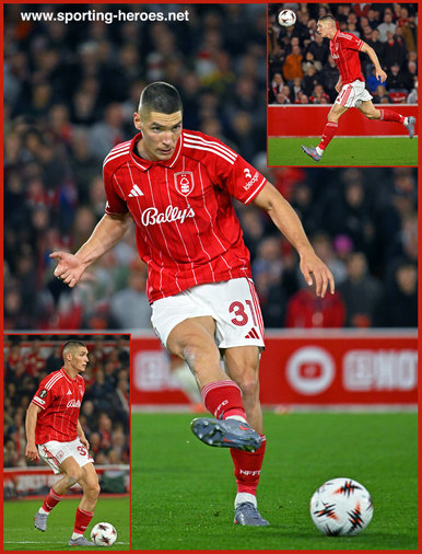 Nikola MILENKOVIC - Nottingham Forest - 2025-2026 Europa League Games