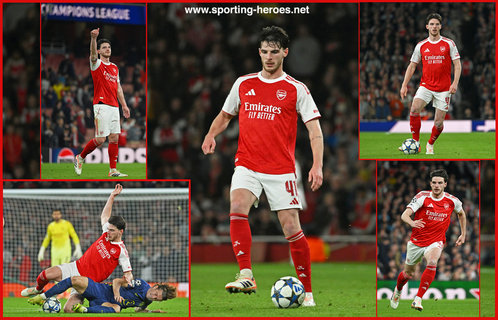 Declan RICE - Arsenal FC - 2025/26 Champion League games