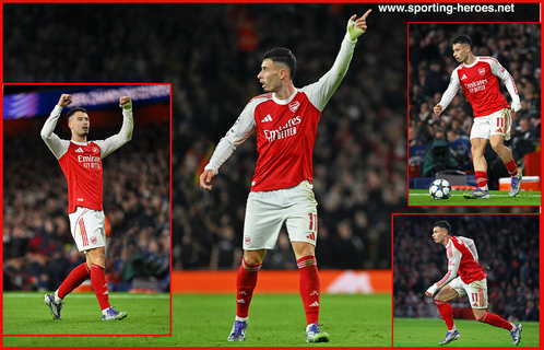 Gabriel MARTINELLI - Arsenal FC - 2025/26 Champions League games.