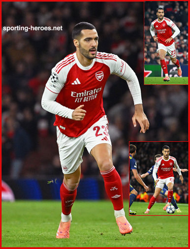 Mikel MERINO - Arsenal FC - 2025/26 Champion League games