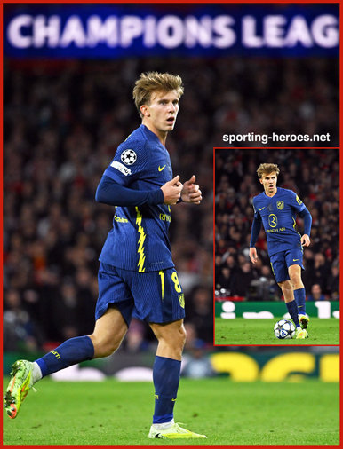 Pablo BARRIOS - Atletico Madrid - 2025/26 Champions League games.