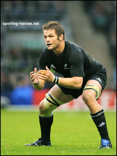 Richie McCaw - New Zealand - International Rugby Union Caps. 2001-2009