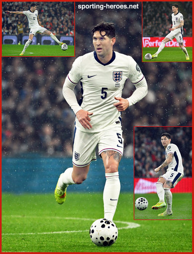 John STONES - England - 2026 World Cup qualifying games.