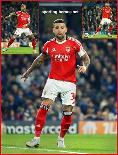 Nicolas Otamendi - Benfica - 2025/26 Champions League games.