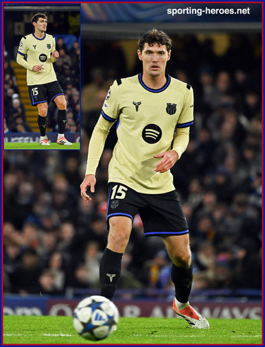 Andreas CHRISTENSEN - Barcelona - 2025-2026 Champions League games.