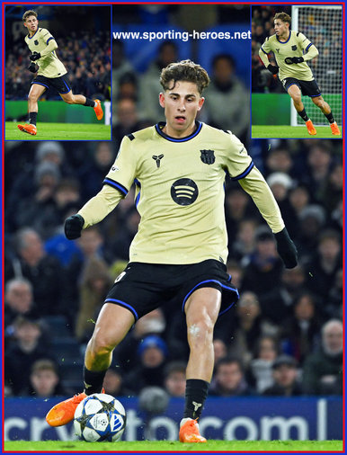 Fermin LOPEZ - Barcelona - 2025-2026 Champions League games.