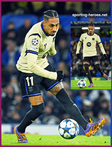 RAPHINHA - Barcelona - 2025-2026 Champions League games.