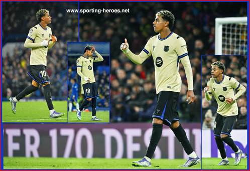 Lamine YAMAL - Barcelona - 2025-2026 Champions League games.