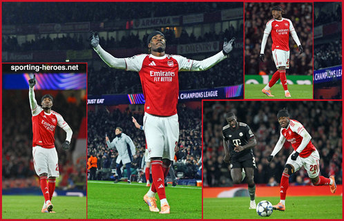 Noni MADUEKE - Arsenal FC - 2025-2026 Champions League games.