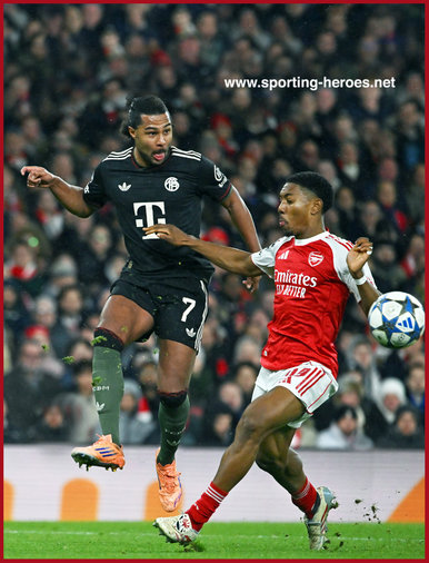 Serge GNABRY - Bayern Munich - 2025-2026 Champions League games.