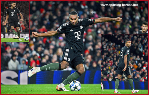 Jonathan TAH - Bayern Munich - 2025-2026 Champions League games.