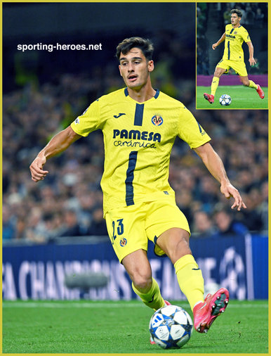 Sergi CARDONA - Villarreal - 2025-2026 Champions League games.