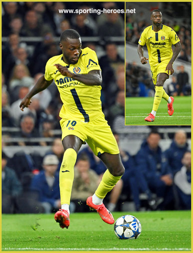 Nicolas PEPE - Villarreal - 2025-2026 Champions League games.