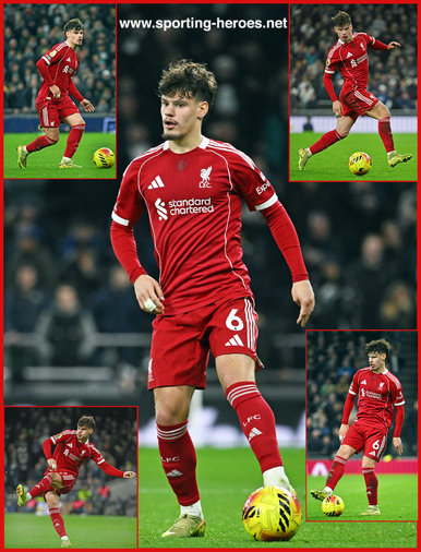 Milos KERKEZ - Liverpool FC - League appearances.