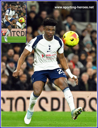 Mohammed KUDUS - Tottenham Hotspur - League appearances.
