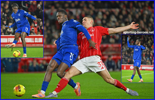 Thierno BARRY - Everton FC - League appearances.