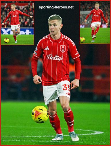 Oleksandr ZINCHENKO - Nottingham Forest - League appearances.