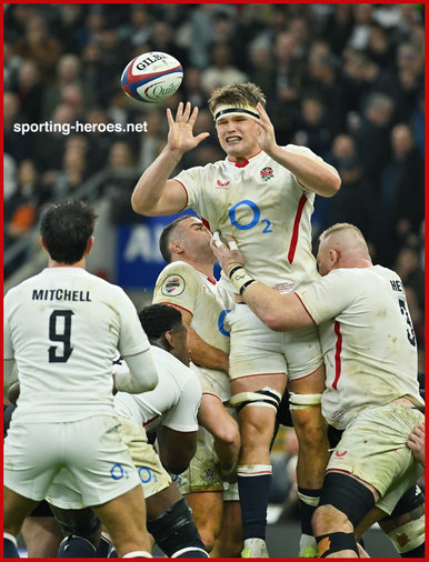 Guy PEPPER - England - International Rugby Caps.