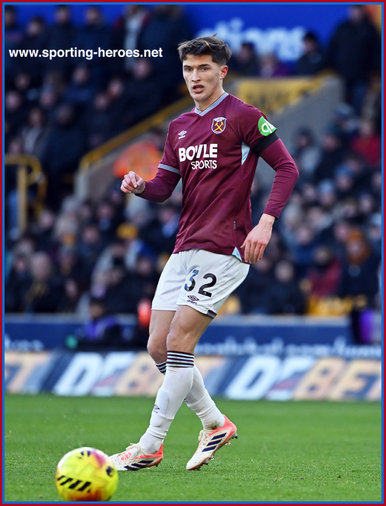 Freddie POTTS - West Ham United - League appearances