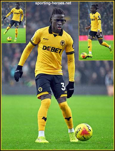 Mateus MANE - Wolverhampton Wanderers - League appearances.