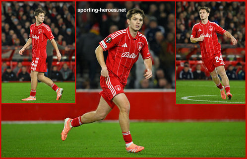 James McATEE - Nottingham Forest - 2025-2026 Europa League Games