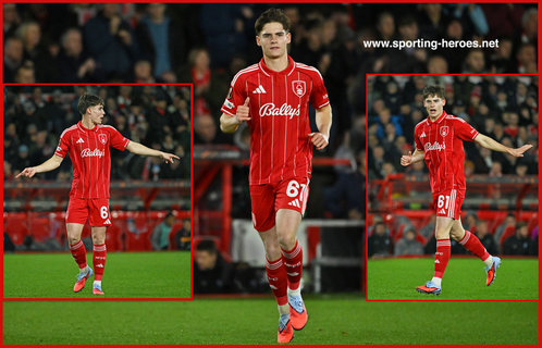 Jimmy SINCLAIR - Nottingham Forest - 2025-2026 Europa League Games