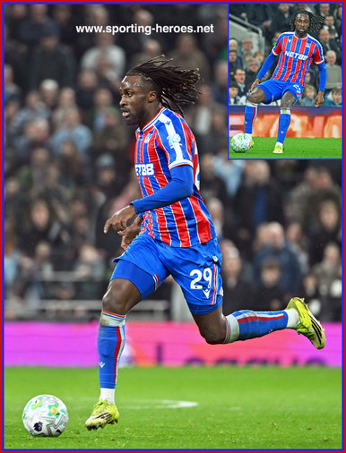 Evann GUESSAND - Crystal Palace - League appearances.