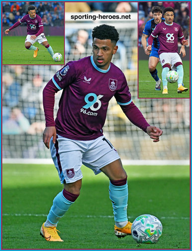 Marcus EDWARDS - Burnley FC - League appearances.