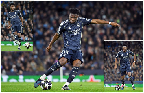 Aurelien TCHOUAMENI - Real Madrid - 2025-2026 Champions League K.O. games.