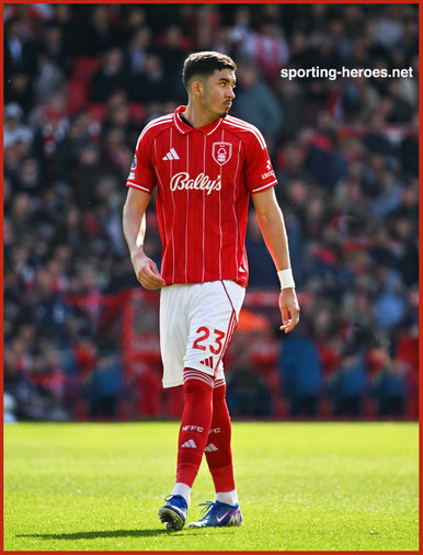 Jair CUNHA - Nottingham Forest - League Appearances