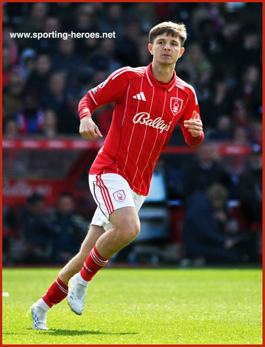 James McATEE - Nottingham Forest - League Appearances