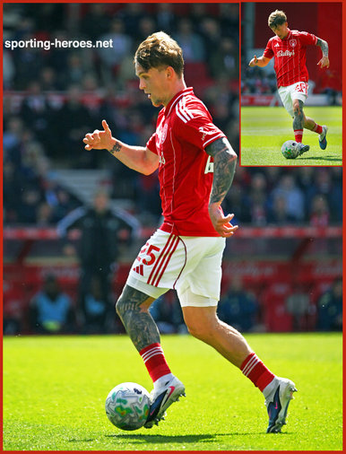 Luca NETZ - Nottingham Forest - League Appearances