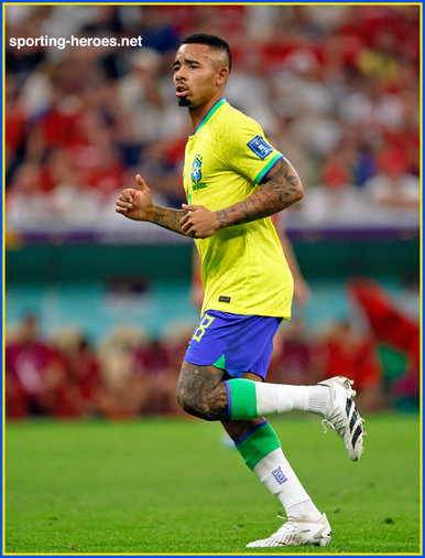 Gabriel JESUS - Brazil - 2022 World Cup games.