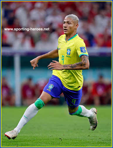 RICHARLISON - Brazil - 2022 World Cup games.