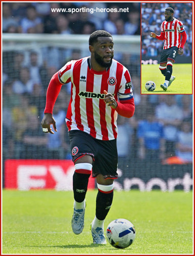 Japhet TANGANGA - Sheffield United - League appearances.