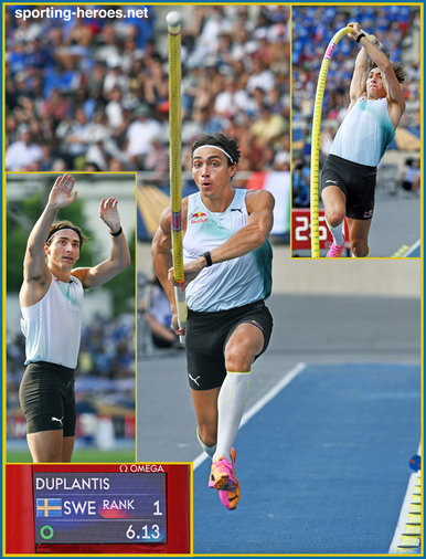 Armand DUPLANTIS - Sweden - Meeting record at Paris Diamond League