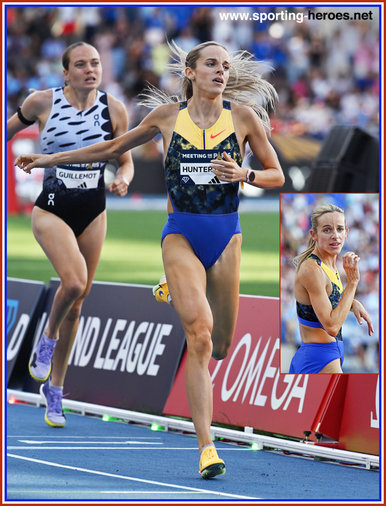 Georgia HUNTER-BELL - Great Britain & N.I. - 1500m victory at Paris Diamond League