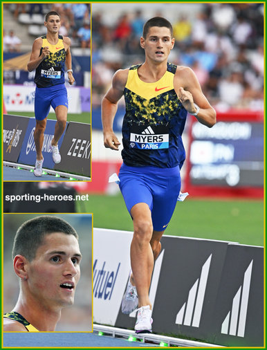 Cameron MYERS - Australia - Record breaking 1500m at Paris Diamond League