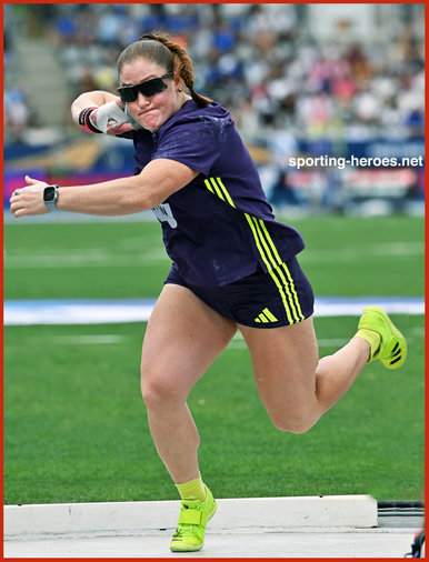 Sarah MITTON - Canada - Shot put winner at 2026 Paris Diamaond League